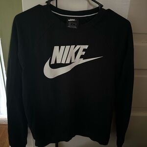 Women’s Black Nike Crewneck Sweater